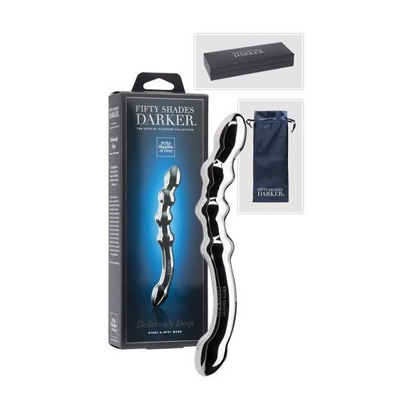 DILDO DOPPIO IN ACCIAIO DI CINQUANTA SFUMATURE DELICIOUSLY 