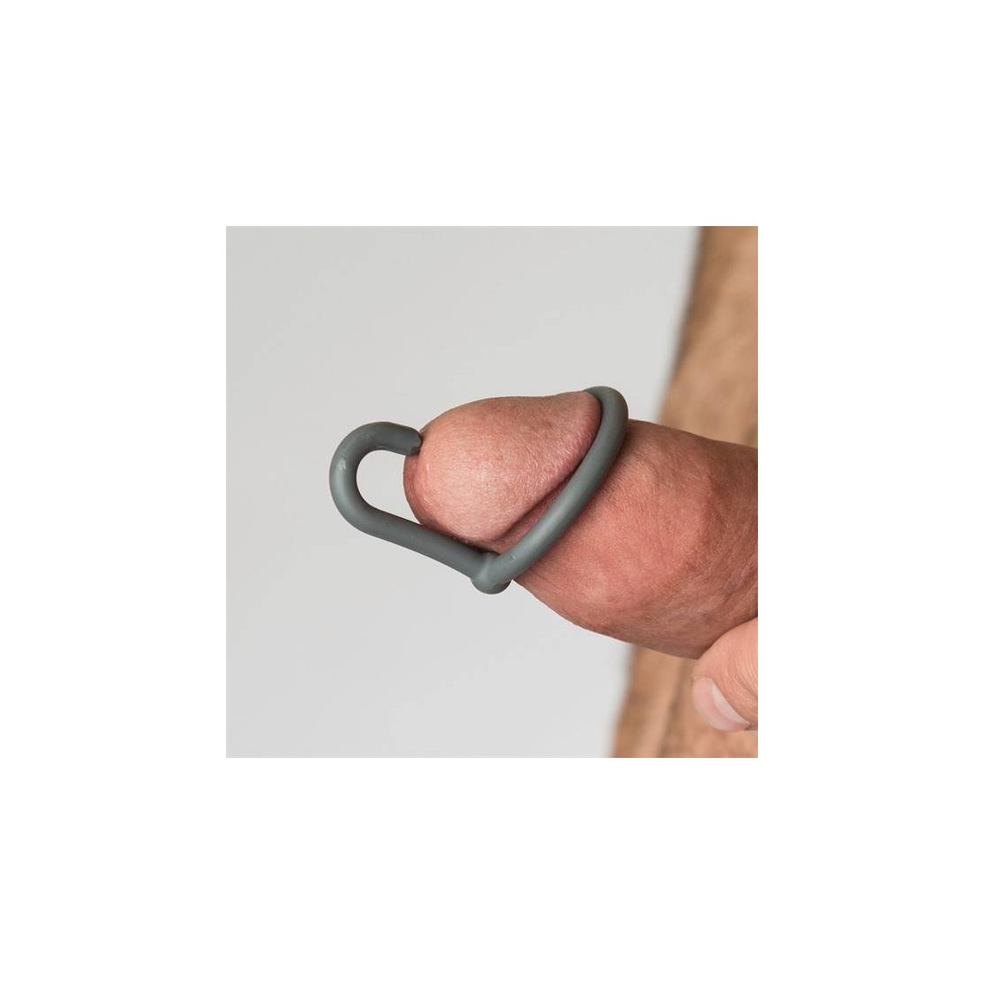 ANELLO IN SILICONE PER GLANDE CON DIVARICATORE URETRALE FERMA SPERMA