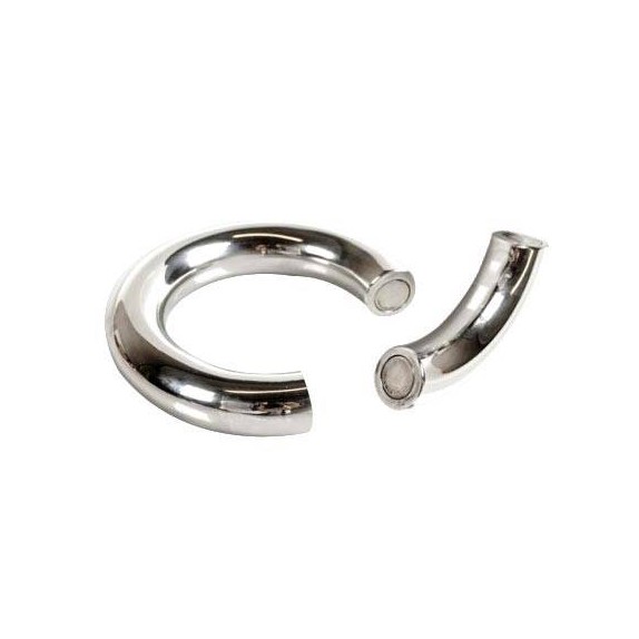 ANELLO PESANTE PER PENE E TESTICOLI  IN ACCIAIO MAGNETICO CON CALAMITA 