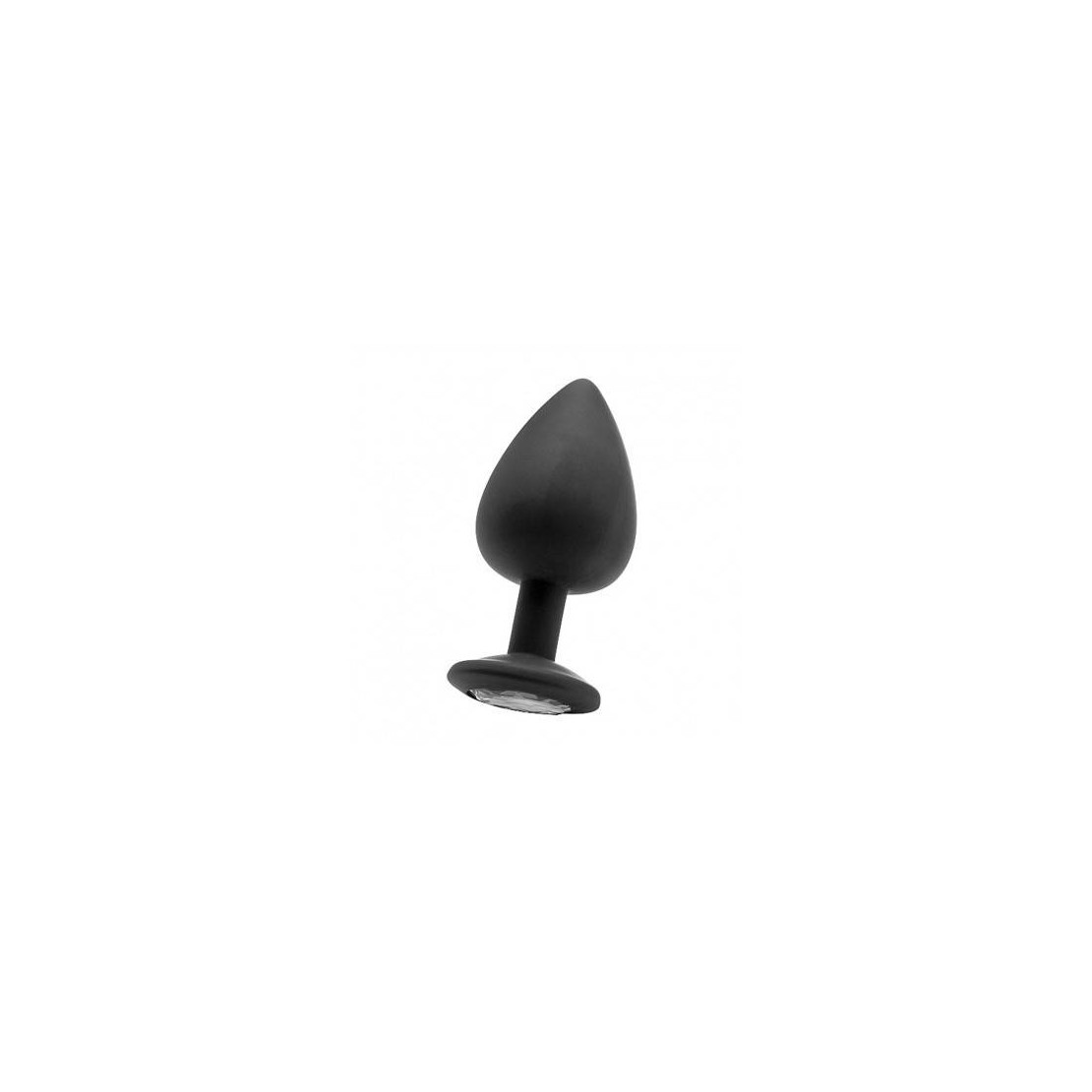 SEXY TOY ANALE TAPPO IN SILICONE X-LARGE CON DIAMANTE TRASPARENTE