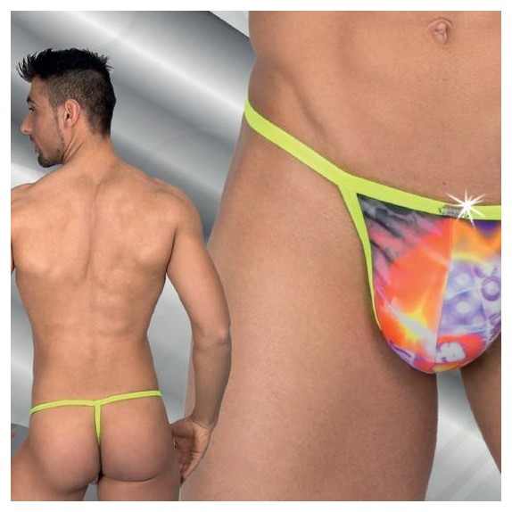 COSTUME DA MARE UOMO CON PERIZOMA FILETTO IN FANTASIA EROS VENEZIANI 