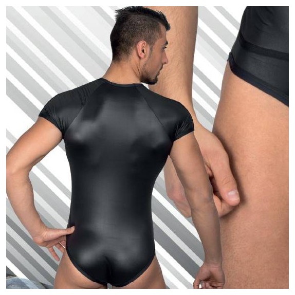 BODY PER UOMO IN SPANDEX SIMILPELLE EROS VENEZIANI 
