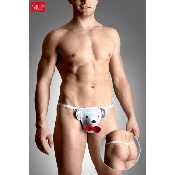 PERIZOMA SCHERZOSO UOMO A FORMA DI ORSETTO PELUCHES