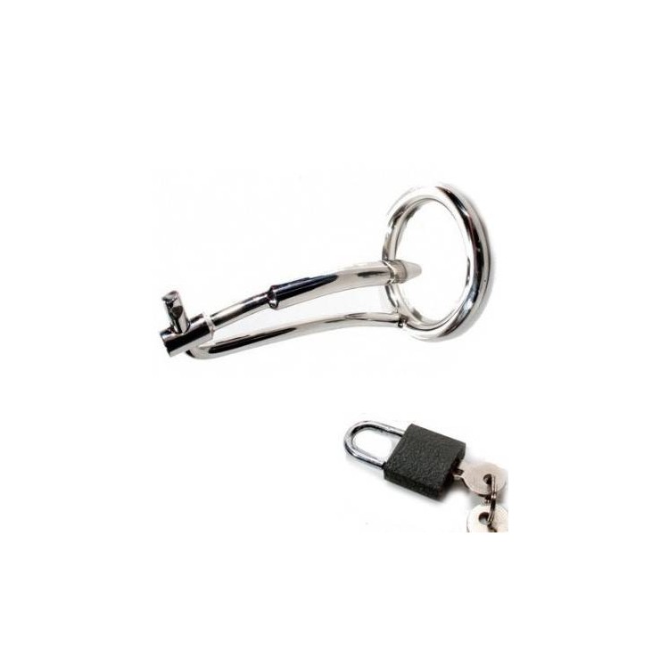 CINTURA CASTITA CON URETRA PLUG COCK TRAP 2