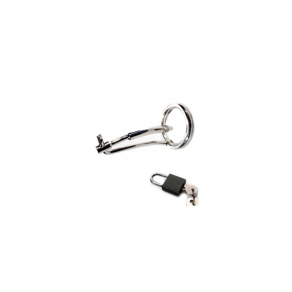  CINTURA CASTITA CON URETRA PLUG COCK TRAP