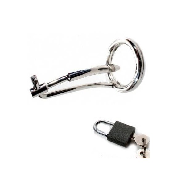  CINTURA CASTITA CON URETRA PLUG COCK TRAP