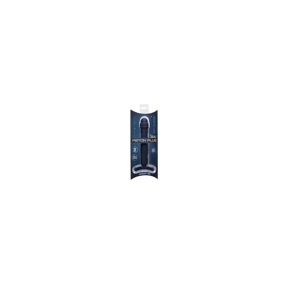 TAPPO ANALE SEXY IN SILICONE 10 INCH 25 CM PISTON PLUG NERO