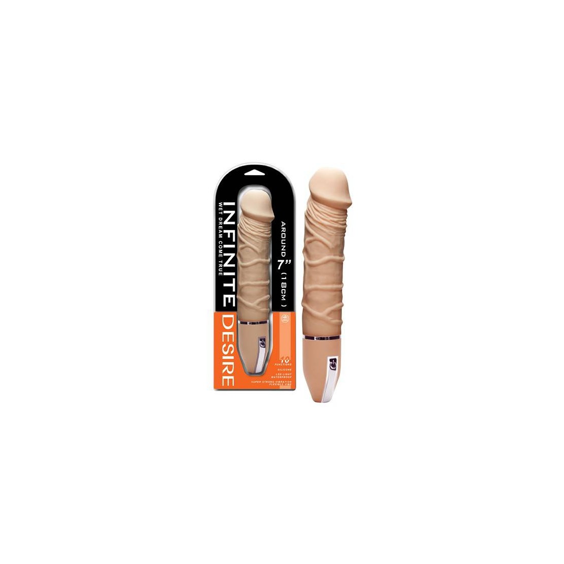 SEXY TOY VIBRATORE REALISTICO IN SILICONE INFINITE DESIRE