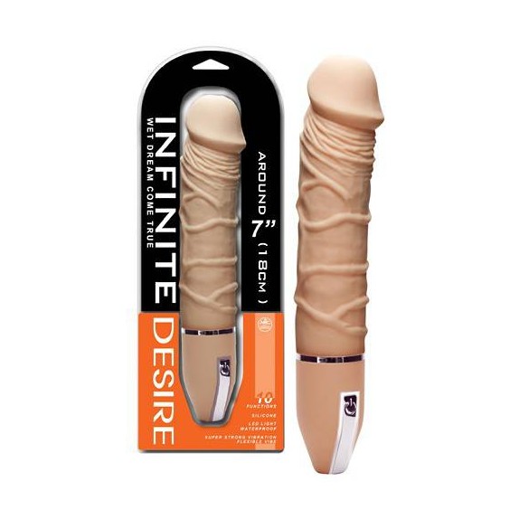 SEXY TOY VIBRATORE REALISTICO IN SILICONE INFINITE DESIRE