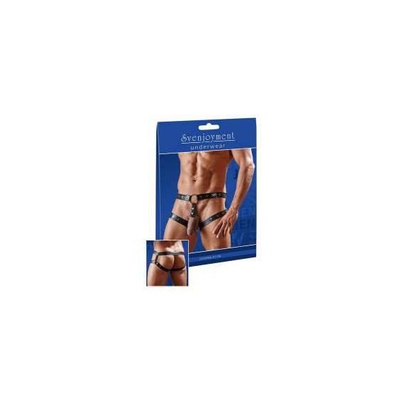 ESALTAFALLO SEXY PER UOMO IN SPANDEX CON ANELLO IN METALLO