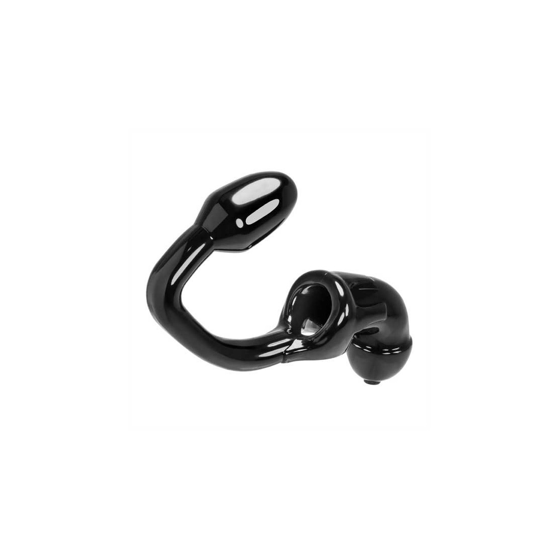 CINTURA DI CASTIT? IN SILICONE CON PLUG ANALE OXBALLS
