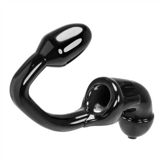 CINTURA DI CASTIT? IN SILICONE CON PLUG ANALE OXBALLS