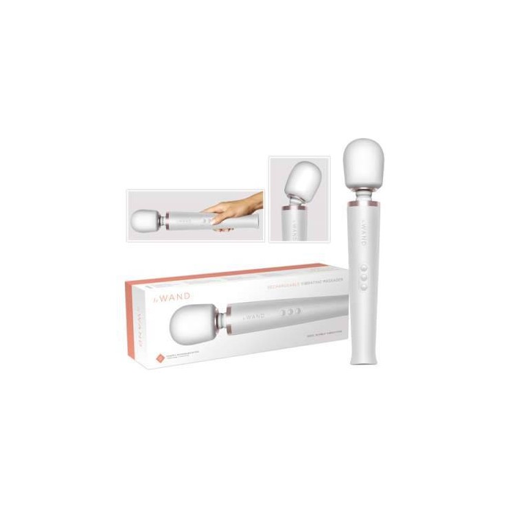 STIMOLATORE PER CLITORIDE RICARICABILE LE WAND - PEARL