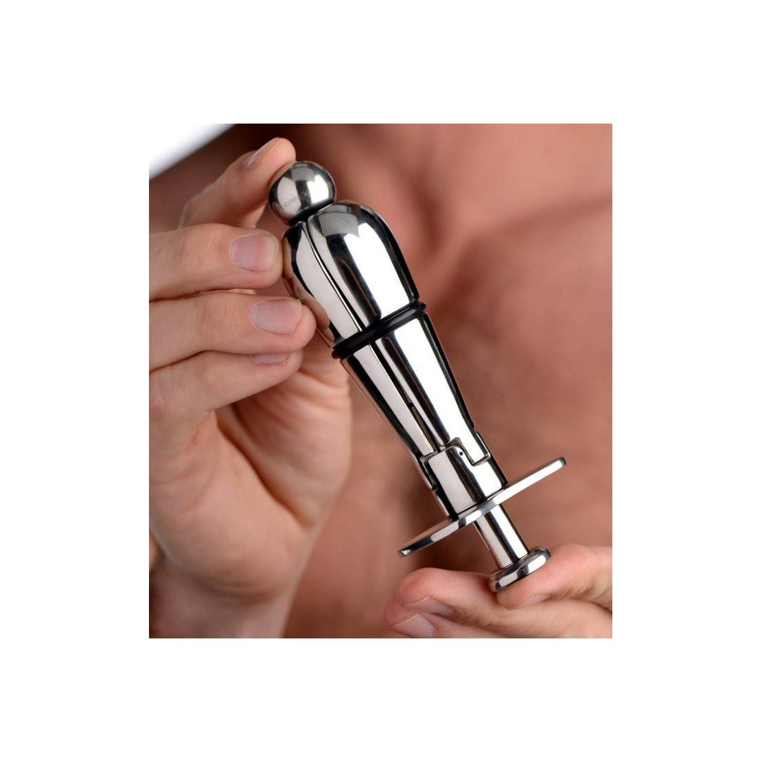 CINTURA DI CASTITA' ANALE IN ACCIAIO SEX TOY UNISEX