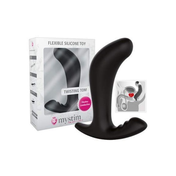 STIMOLATORE PROSTATA IN SILICONE ADATTO A ELETTROSTIMOLAZIONE