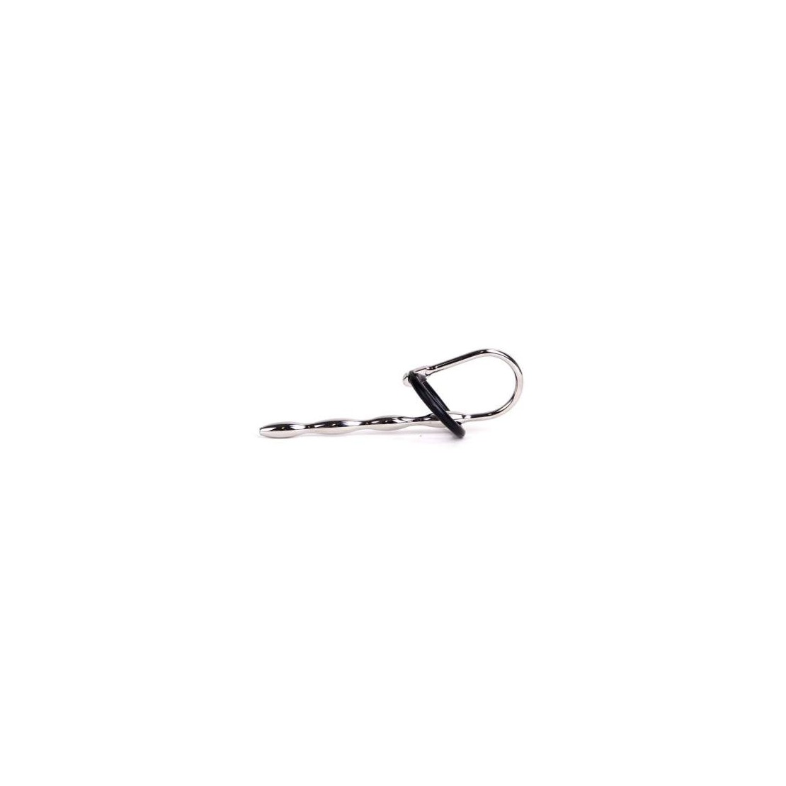 SONDA URETRALE IN ACCIAIO SEX TOY CON ANELLI