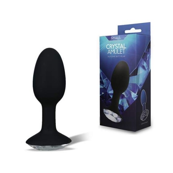 PLUG ANALE SEX TOY IN SILICONE CRYSTAL AMULET