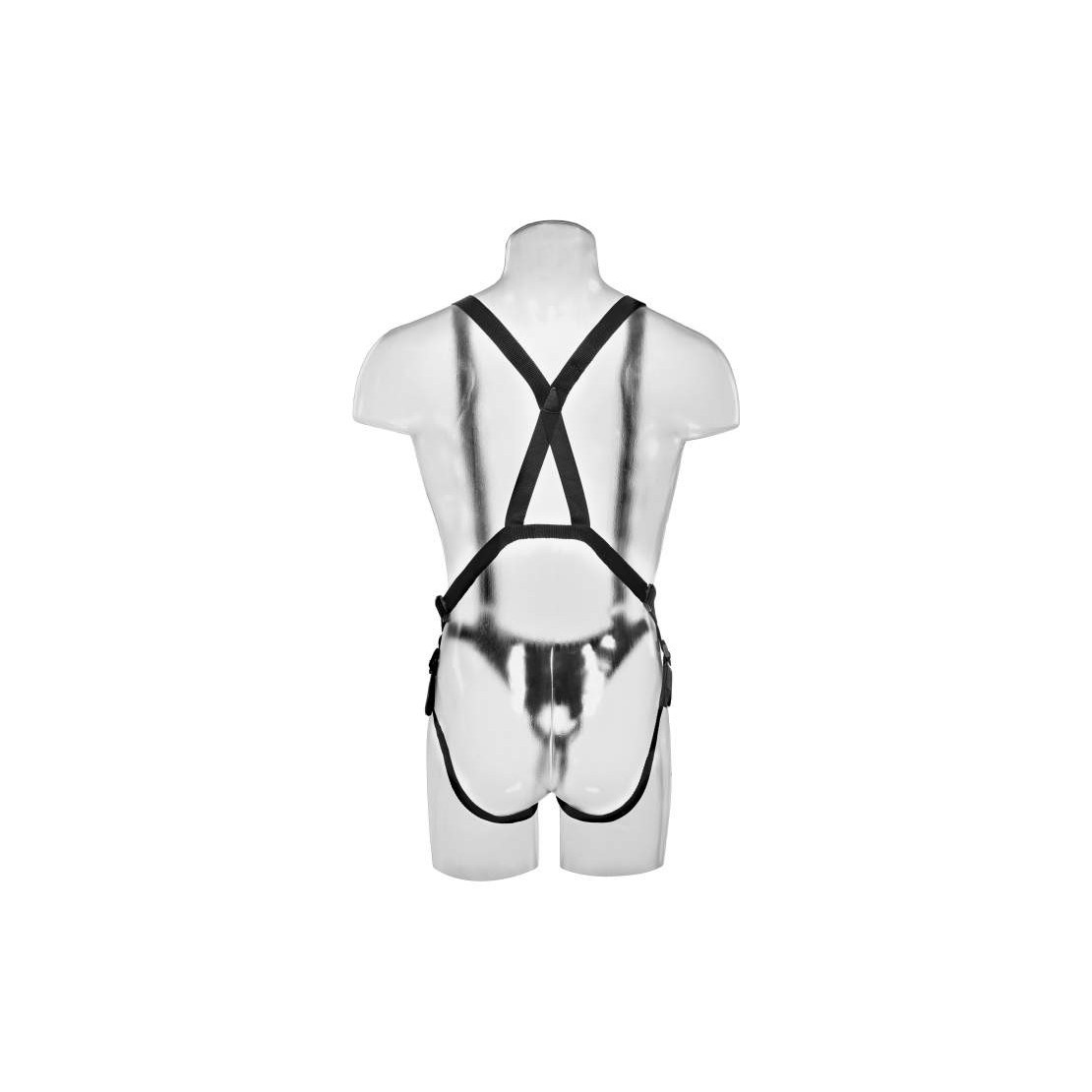 PROTESI APERTA PER UOMO SEX TOY 28 CM CON SOSPENSORIO