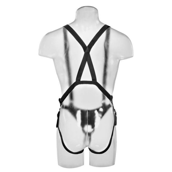 PROTESI APERTA PER UOMO SEX TOY 28 CM CON SOSPENSORIO
