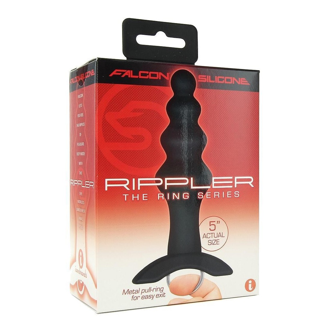 TAPPO ANALE ONDULATO RIPPLER SEX TOY IN SILICONE