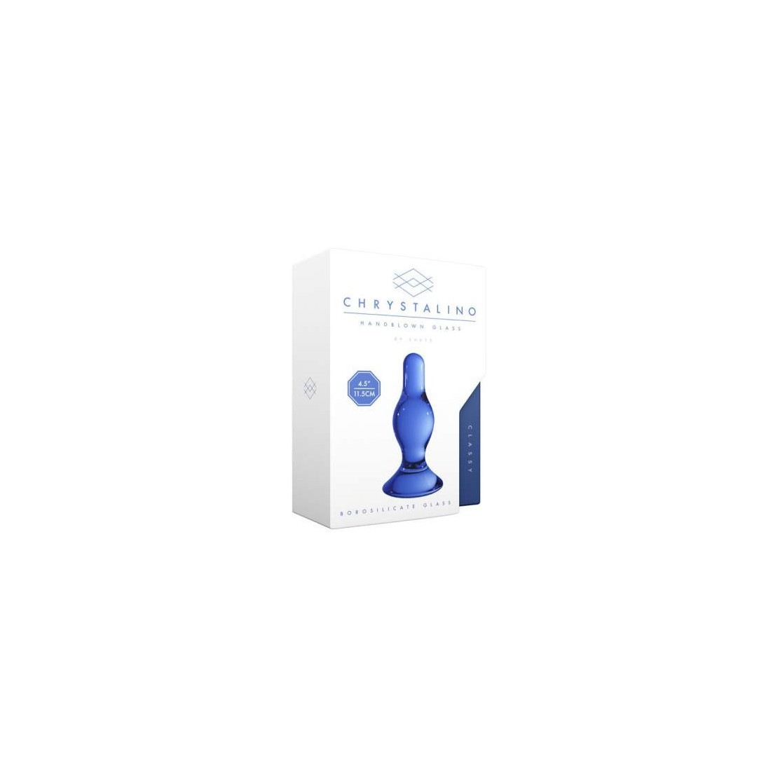 TAPPO ANALE IN VETRO SEX TOY CM. 11,5 