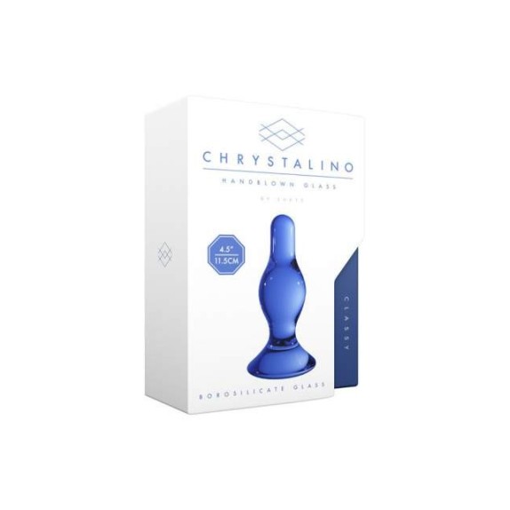 TAPPO ANALE IN VETRO SEX TOY CM. 11,5 