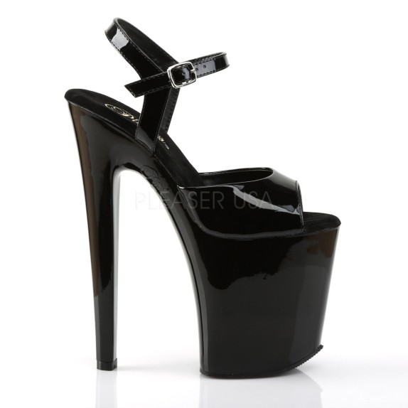 SANDALO PER LAP E POLE DANCE CON CINTURINO TACCO 20 CM