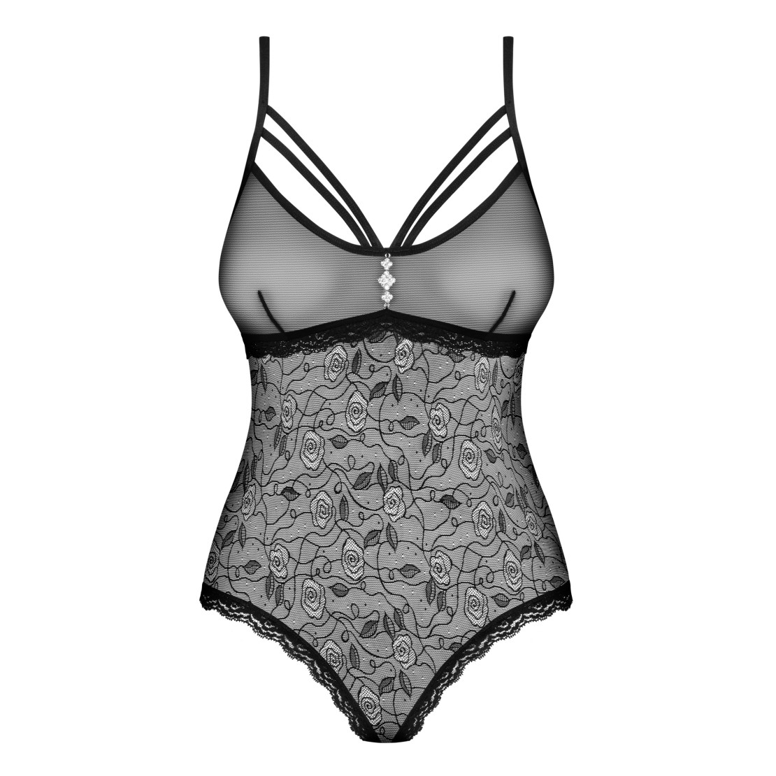 BODY SEXY APERTO CON FASCETTE 818-TED