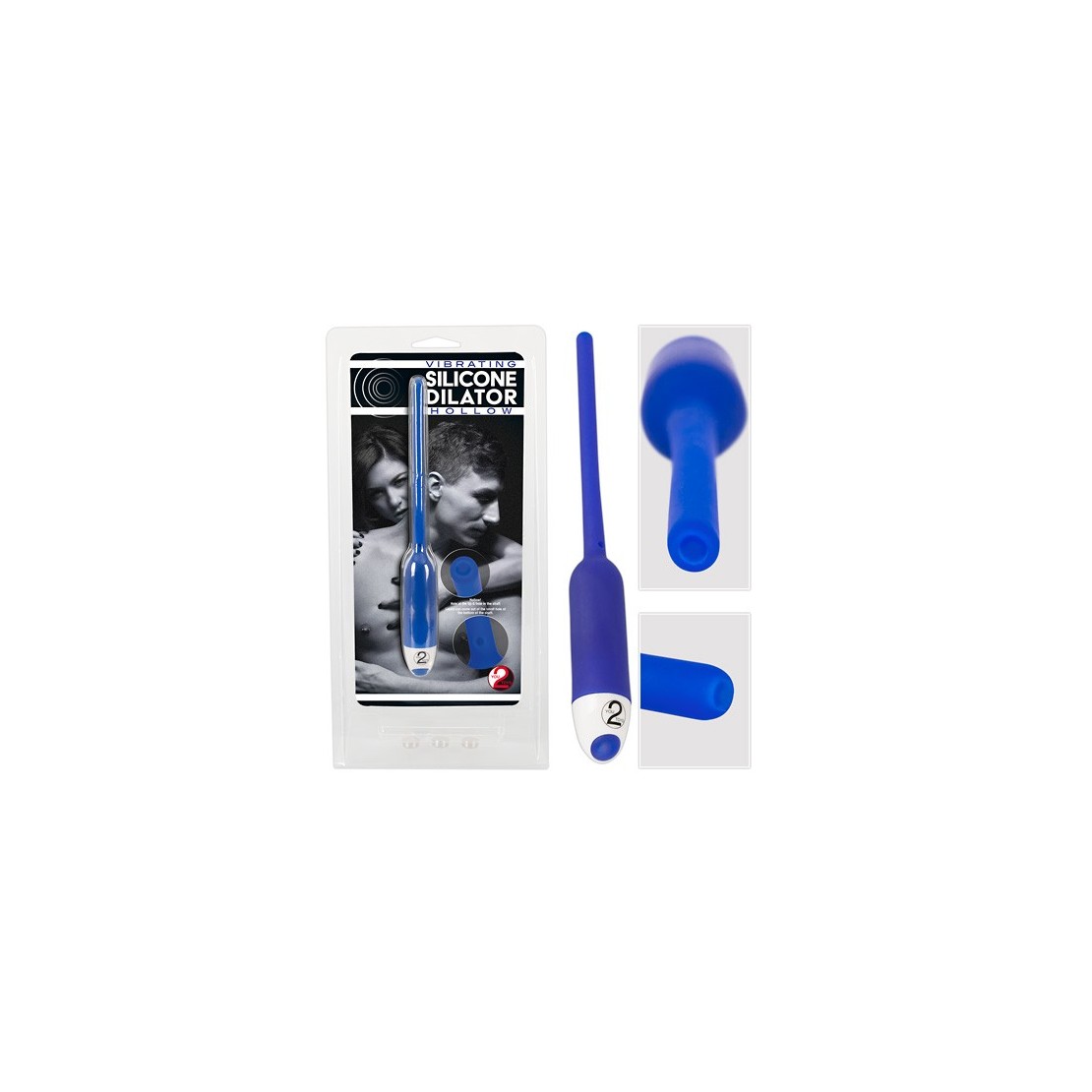 SONDA URETRALE VIBRANTE CON FORO SEX TOY DILATATORE
