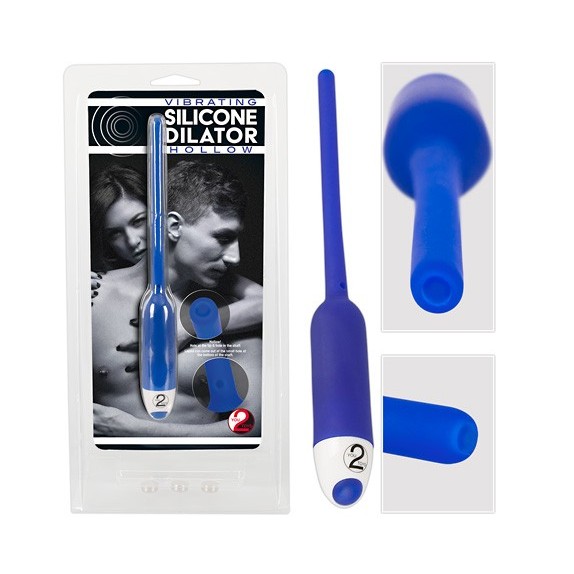 SONDA URETRALE VIBRANTE CON FORO SEX TOY DILATATORE