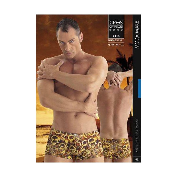 COSTUME BOXER MARE UOMO CON FANTASIA