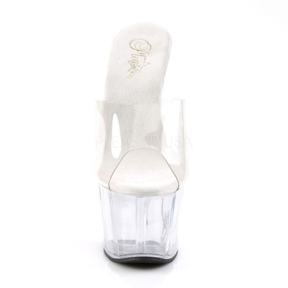 SANDALI TACCO ALTO 17 -18  CM TRASPARENTE