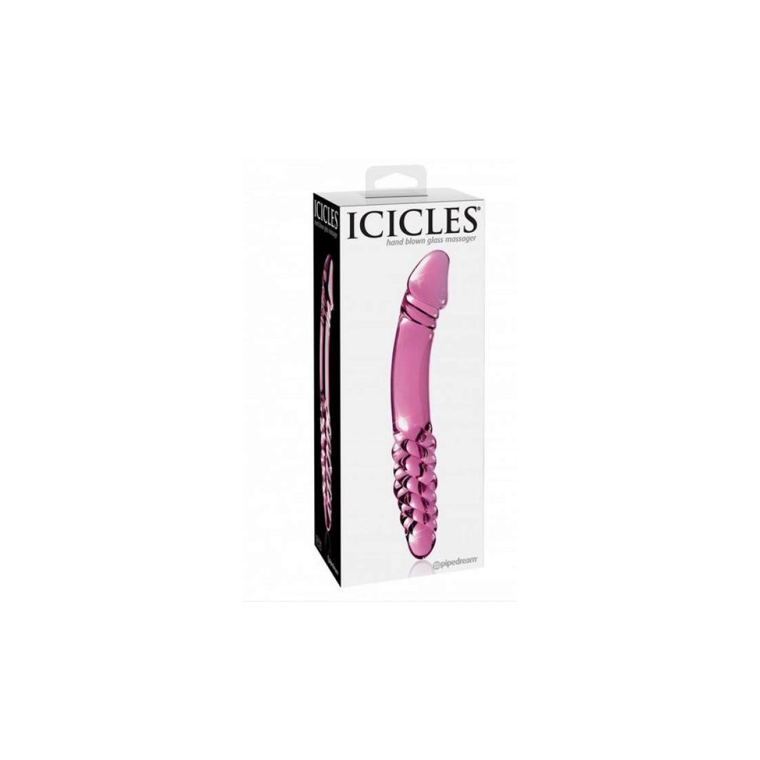 DILDO VAGINALE E ANALE SEX TOY IN VETRO ICICLES
