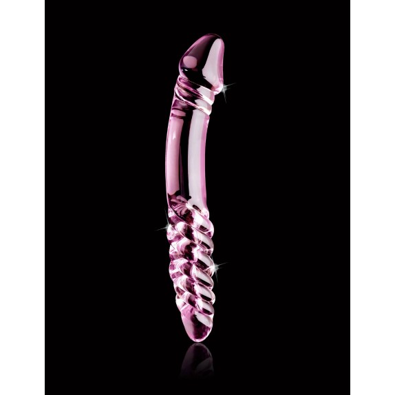 DILDO VAGINALE E ANALE SEX TOY IN VETRO ICICLES