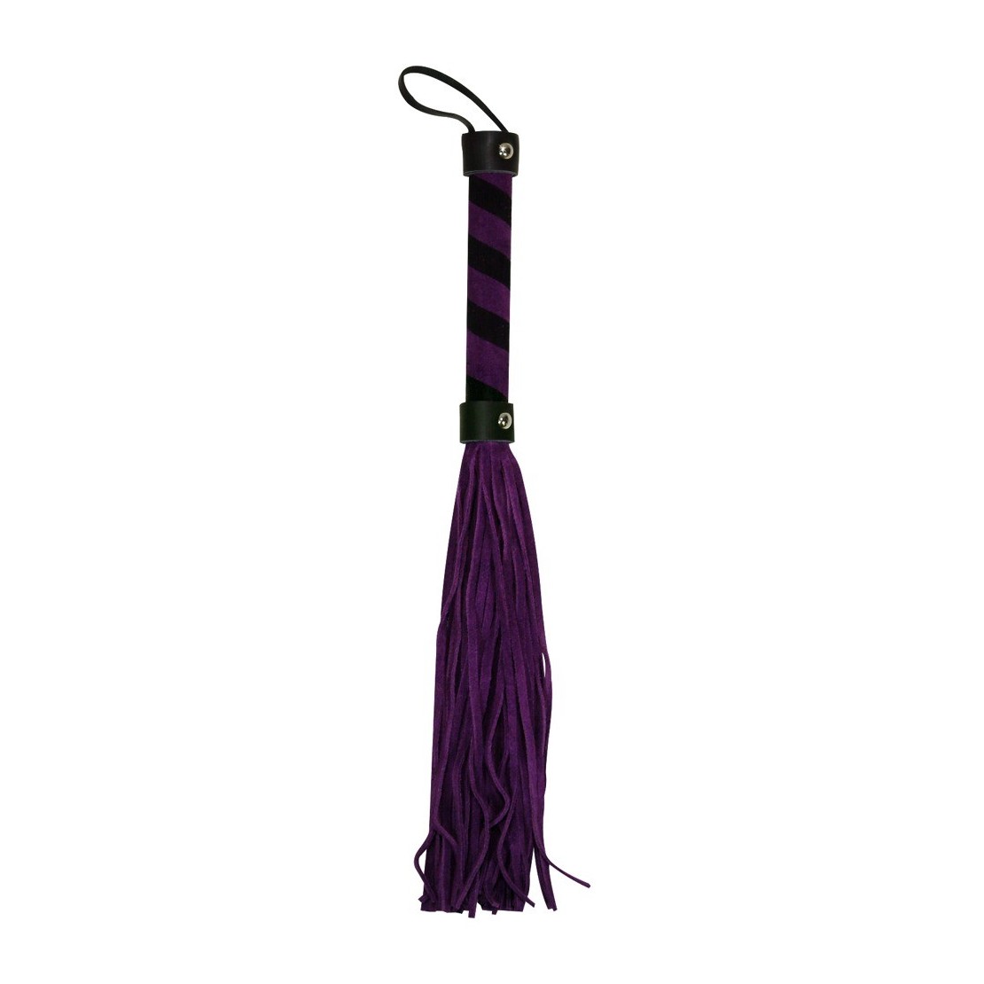 WHIP FRUSTINO CON STRISCE IN VELLUTO