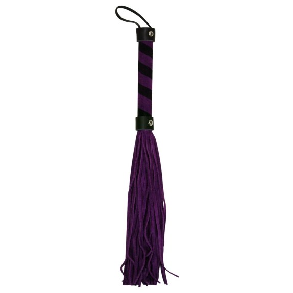 WHIP FRUSTINO CON STRISCE IN VELLUTO