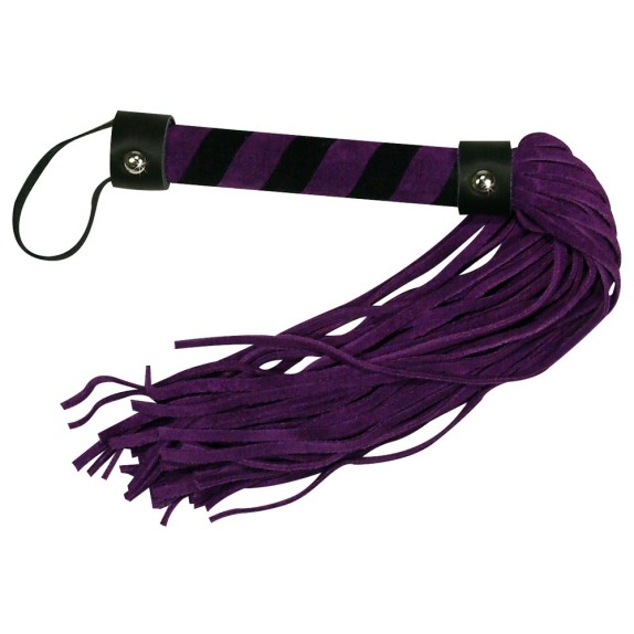 WHIP FRUSTINO CON STRISCE IN VELLUTO