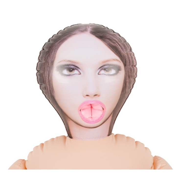 BAMBOLA TRANS GONFIABILE CON DILDO 20 CM 2