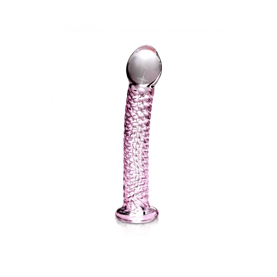  DILDO IN VETRO CON RILIEVI SEX TOY ICICLES No. 53