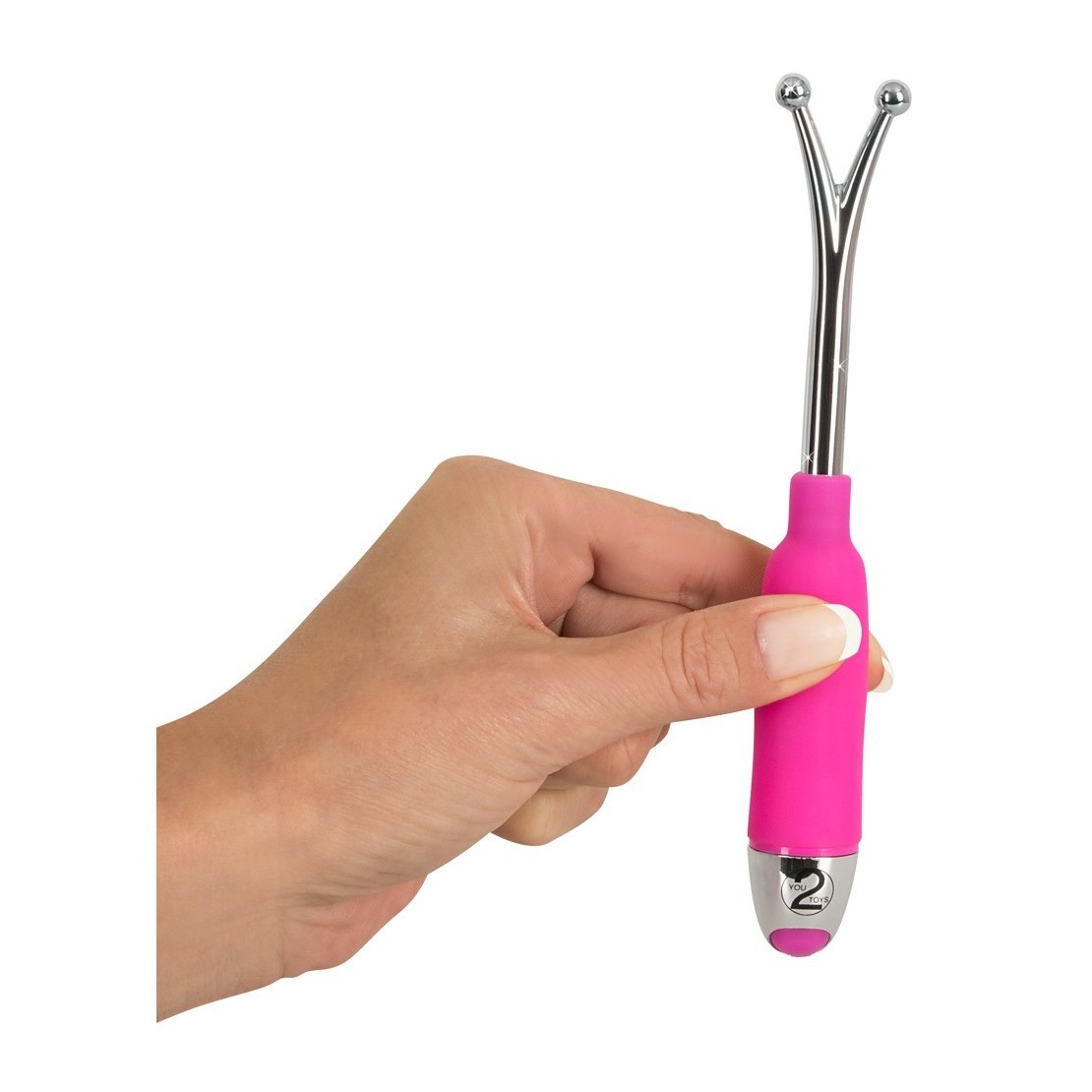 STIMOLATORE CLITORIDEO SEX TOY CON DOPPIA PUNTA