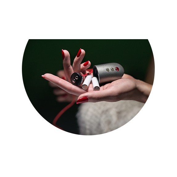VIBRATORE RABBIT SEX TOY IN SILICONE DARLING DEVIL