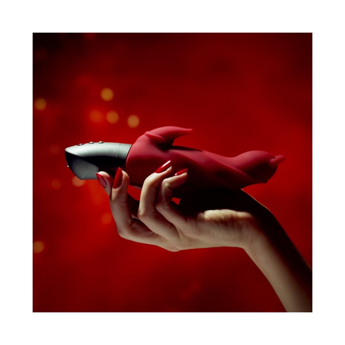 VIBRATORE RABBIT SEX TOY IN SILICONE DARLING DEVIL
