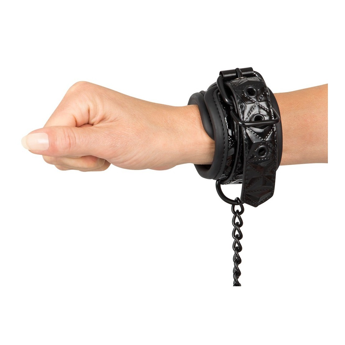 MANETTE IN SIMILPELLE SEX TOYS REGOLABILI
