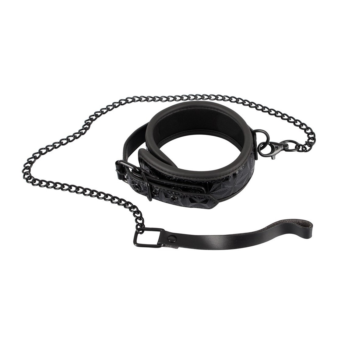 COLLARE IN SIMILPELLE SEX TOY CON GUINZAGLIO