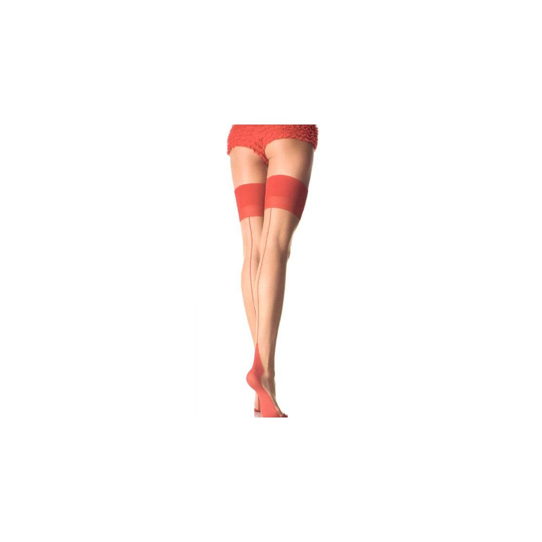 CALZE CON RIGA POSTERIORE ED ELASTICO