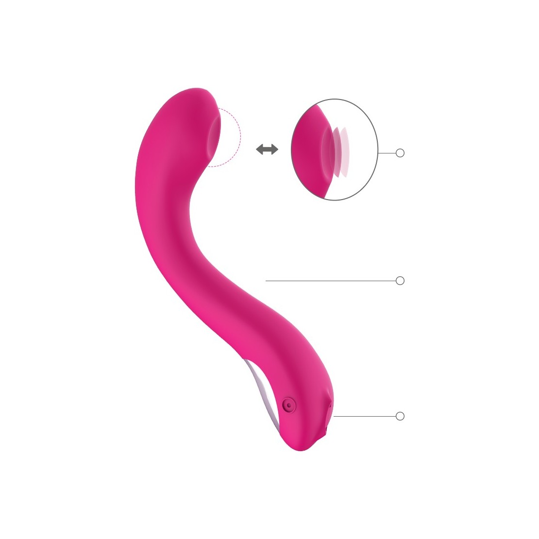 VIBRATORE OSCI SEX TOY OSCILLANTE PER PUNTO G