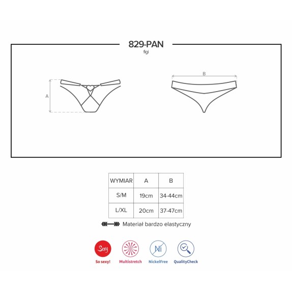 SLIP SEXY DA DONNA IN TULLE E PIZZO 829 CON CUORE