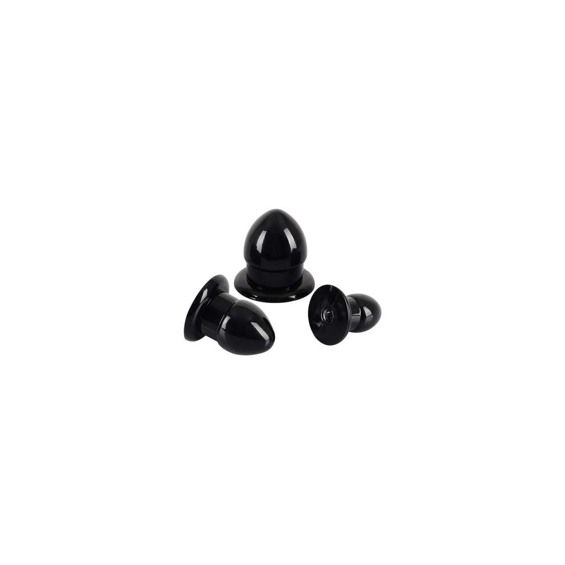 KIT TRE TAPPI ANALI SEX TOY IN GOMMA VARIE DIMENSIONI
