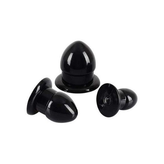 KIT TRE TAPPI ANALI SEX TOY IN GOMMA VARIE DIMENSIONI