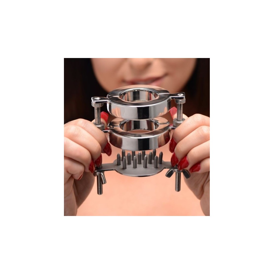STRINGI TESTICOLI PESANTE SEX TOY CON CHIODI